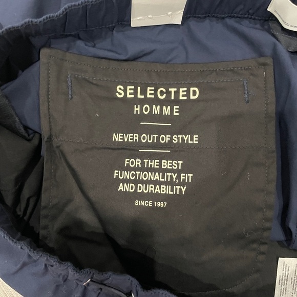 Selected Homme Dark Blue Men’s Shorts - Picture 7 of 9